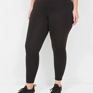 Lane Bryant Sleek Black Leggings